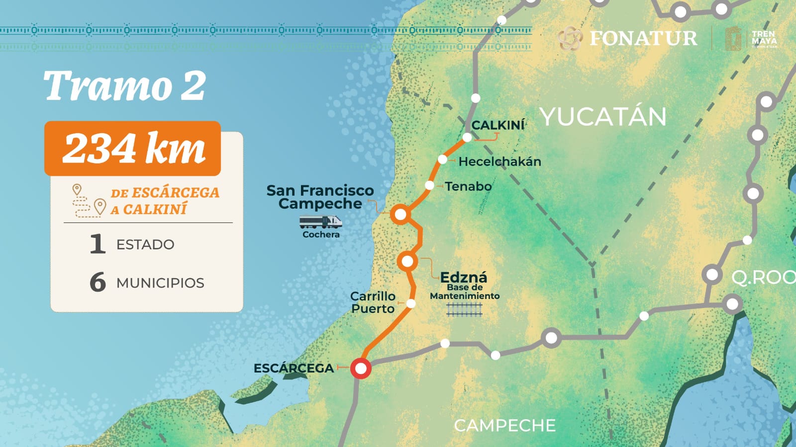 Conoce el Tramo 2 del Tren Maya