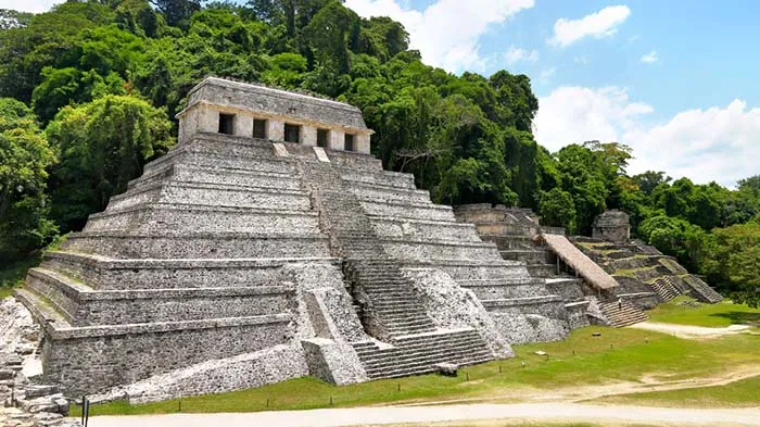 PIRAMIDE DE PAKAL, ZONA ARQUELOGICA DE PALENCHE, CHIAPAS